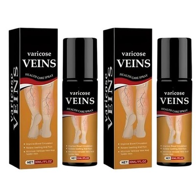 Varicose Veins Health Care Spray Leg Comfort Soothing Mist Daily Wellness 2Pack