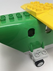 LEGO DUPLO Green Cargo Plane #5594 incomplete