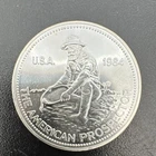 Engelhard 1984 1 oz .999 Fine Silver Round American Prospector BU