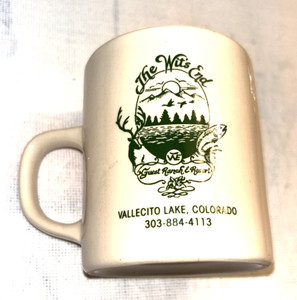 The Wit’s End Ranch And Resort Vallecito Lake Colorado Coffee Cup