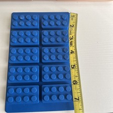 Lego Stampo in silicone a forma di blocco da costruzione per artigianato o cottura 7,5x4,5 pollici