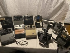 Vintage Camera Lot Eleven Untested Includes Kodak, Polaroid, And Champ