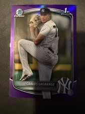 2025 Bowman Chrome - Prospects Carlos Lagrange #BCP-202 Purple 151/250