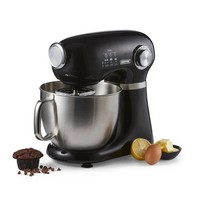 Stand Mixer 1000W Geepas Food Prep 5L Bowl Dough Whisk Baking Silver UK Set ProX