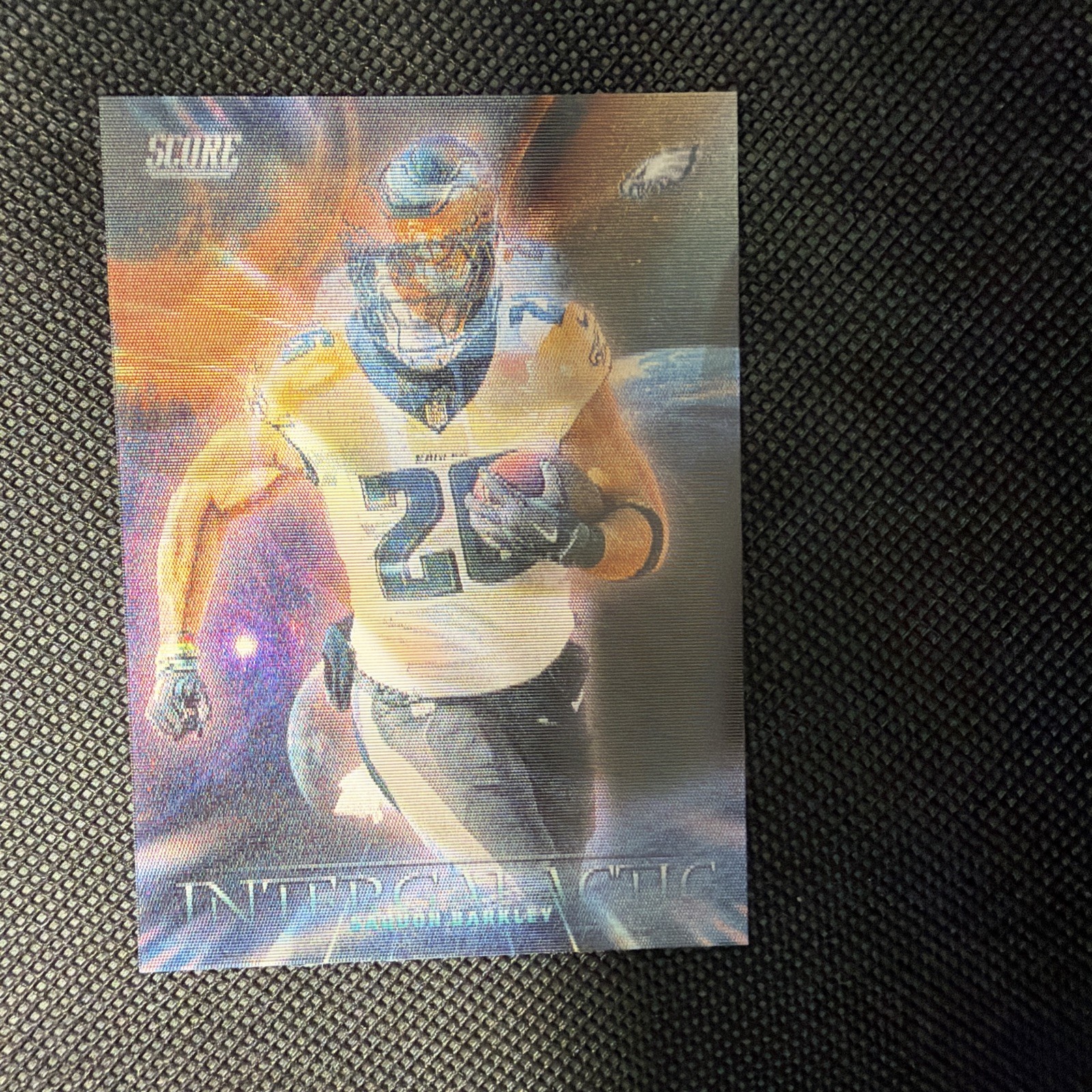 Saquon Barkley INTERGALACTIC CASE HIT MULTI-VIEW 2025 Score Football Eagles #5