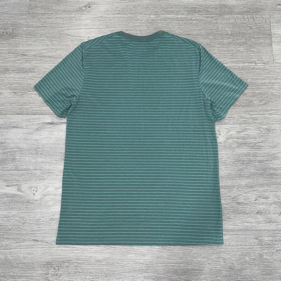 LULULEMON Hombre Talla Pequeña? Camiseta básica de 5 años manga corta cuello redondo a rayas Foto 3 de 4