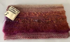 Fran Cutrell Rutkovsky Clutch Bag, Handwoven , Plum/Rust, New with Tags