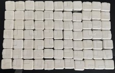 Lot of 77 Original Apple 12W USB Power Adapter Wall Charger Cube White Used