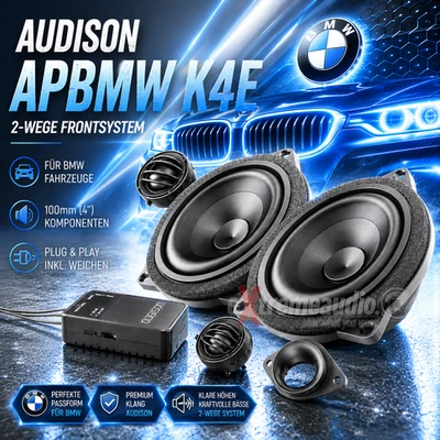 Audison APBMW K4E Système avant 2 voies BMW Série 5 type F10/11 à partir de 2... - Photo 1/4