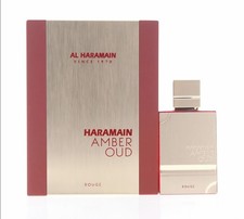 Al Haramain Amber Oud Rouge for Unisex Eau De 2 Fl Oz (Pack of 1), WHITE 