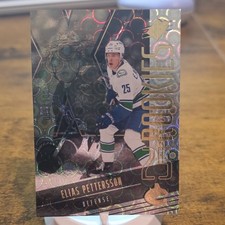 2025-26 UD SPx Hockey Radiance Insert Elias Pettersson RC #110 Canucks 95/100