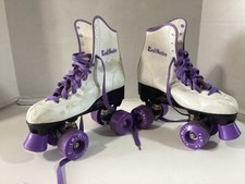 VTG White Women's Rink Master Seneca Roller Skates Size 7 Rinkmaster