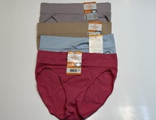 NWT 4 Warners No Pinching No Problems Seamless Bikini Panties Size S 5 RV8131P