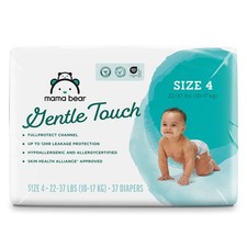 Mama Bear Gentle Touch Diapers Size 4 37 Count Hypoallergenic Leak Protection