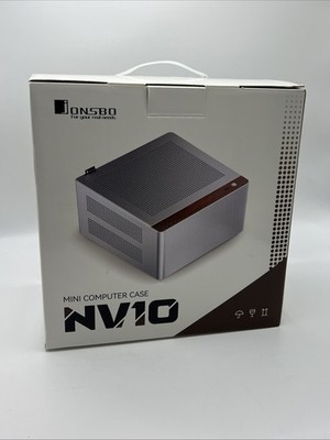 JONSBO NV10 Mini-ITX Aluminum Small Form Factor Case Silver
