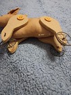 Vintage Hand Made Rabbit/Bunny Pull Toy with Wire Wheels — photo 2