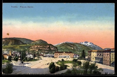 Ansichtskarte Trento, Piazza Dante 