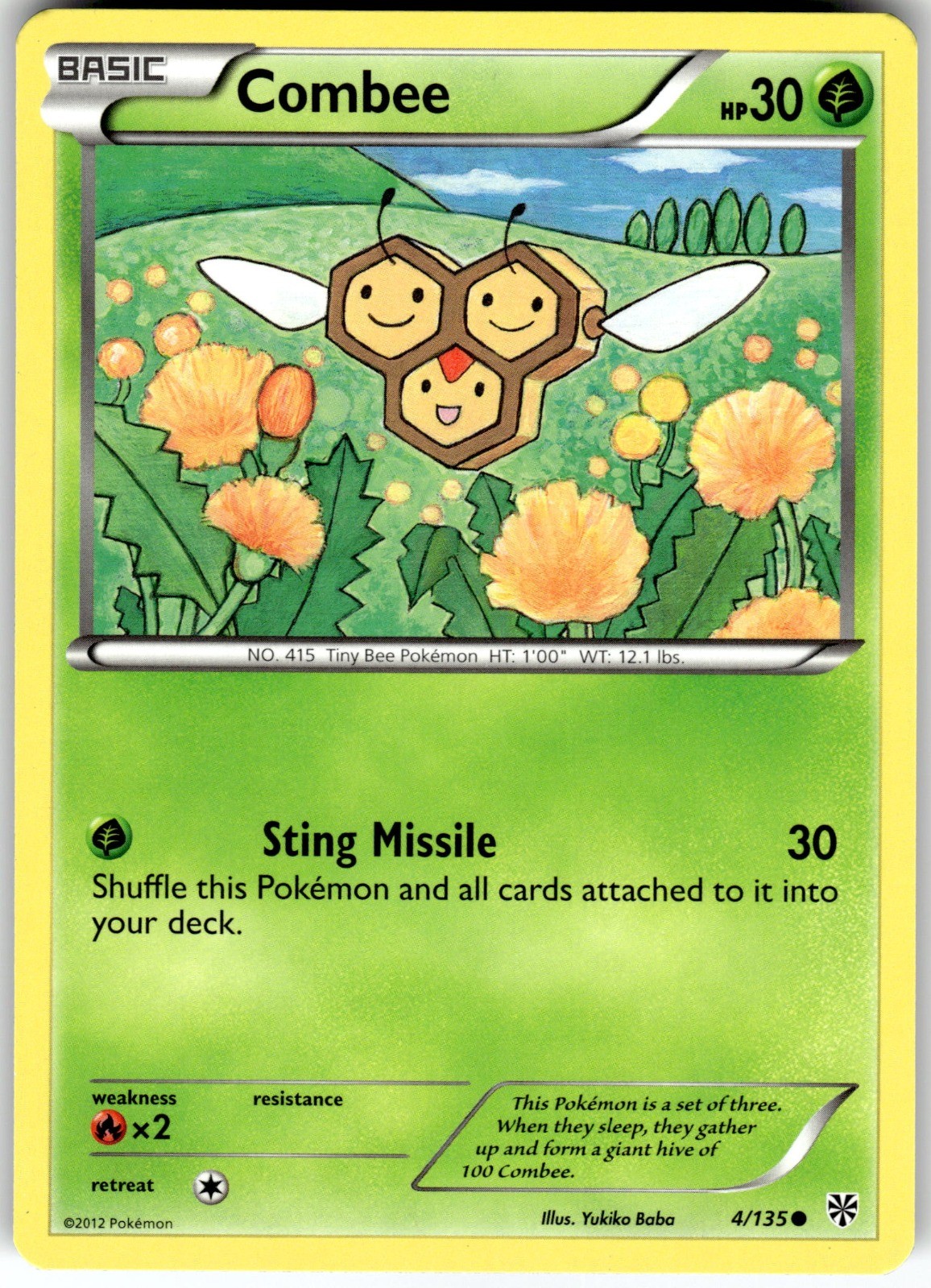 Combee Plasma Storm 4/135 2013 NM