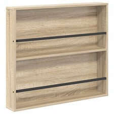 Magazine Rack with Shelf Wall-mounted Engineered Wood Wall-Mounted  vidaXL