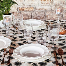 ANDREA FONTEBASSO SERVIZIO PIATTI 18 PEZZI IN PORCELLANA - BRIGITTE