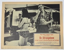 DR STRANGELOVE Original Movie Lobby Card Poster Kubrick Cold War George C Scott