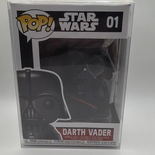 Funko Star Wars Darth Vader Bobblehead Vinyl Figure Collectible #01 plastic case
