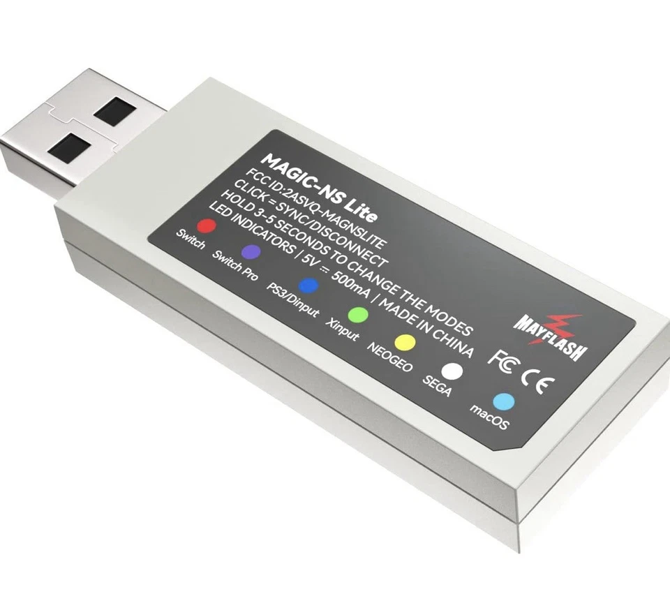 MAYFLASH Magic-NS Lite Wireless Bluetooth USB Adapter for Switch PS5 Xbox PC - Image 2 of 4