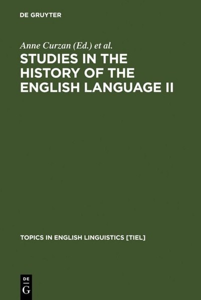 Studies In The History Of The English Language II Anne Curzan-image
