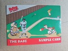 1992 King Features Popeye and Friends the Babe Ruth Sample Card