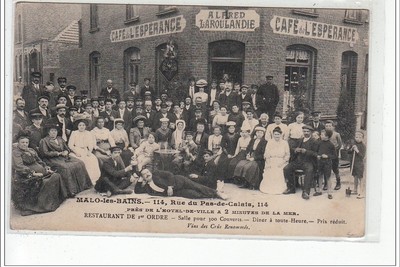 MALO LES BATHS - Café de l&acute;Espérance 114, rue du Pas de Calais - tr