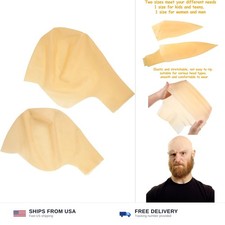 2 pack bald cap latex realistic adults children cosplay theater Halloween
