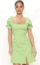 fashion nova Women’s Casual Green Mimi Dress Size XL NWT
