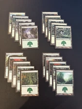 Forest Basic Lands Lot MTG x20 (LP-NM)