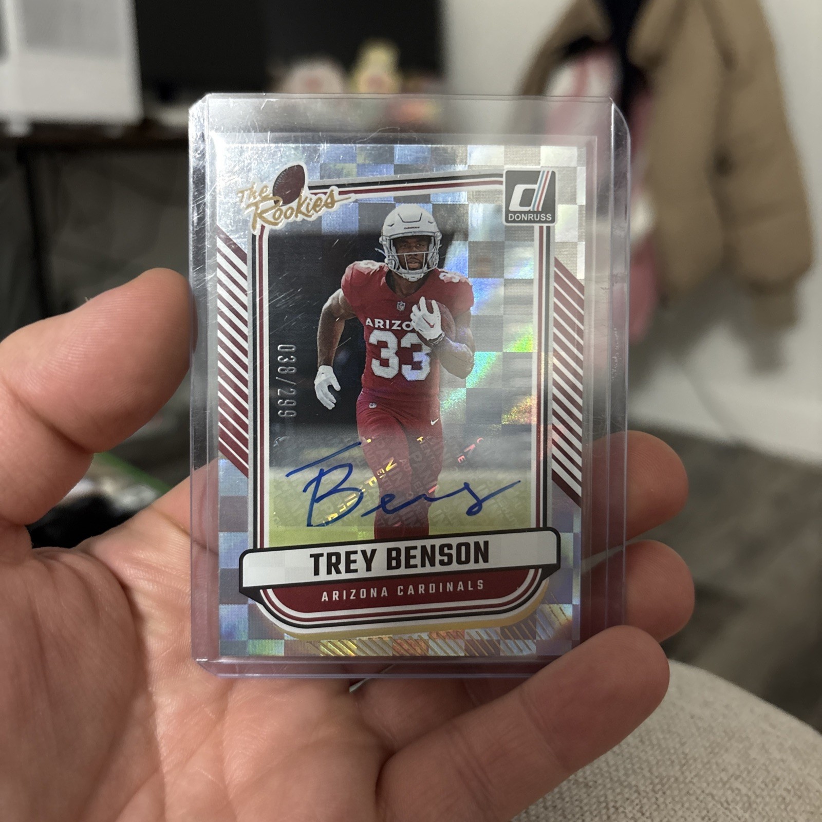 2024 Panini Donruss - The Rookies Trey Benson #TR-4 Autographs /299 (AU, RC)