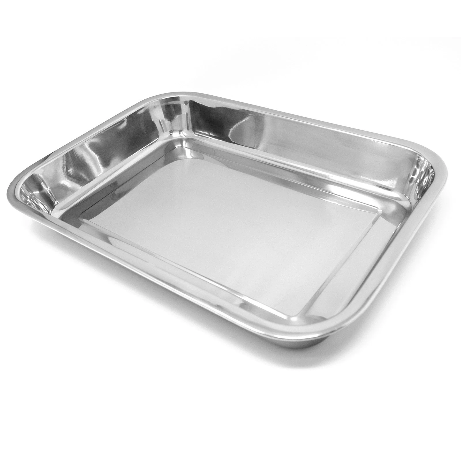 Norpro Stainless Steel 16 Inch Roast & Lasagna Pan, Heavy Duty, 2" Depth
Opens in a new window or ta