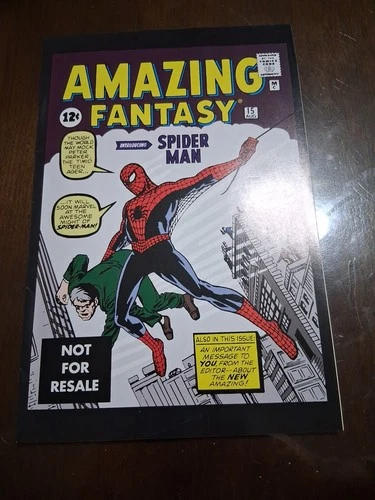 Marvel Amazing Fantasy #15 Spider-Man Comic Book (Aug. 1962) Facsimile Reprint