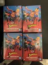 4x 2025 Upper Deck Fleer Ultra Superman Factory Sealed Blaster Box!