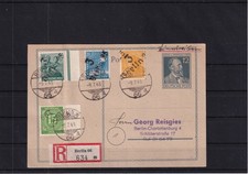 AR884) SBZ Nr. 172 + Nr. 173 + Nr. 175 +Nr. Ii auf Karte geprüft Dr Kalb BPP