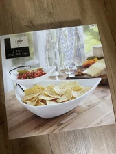 2 Tier Chips And Dip Serving Tray