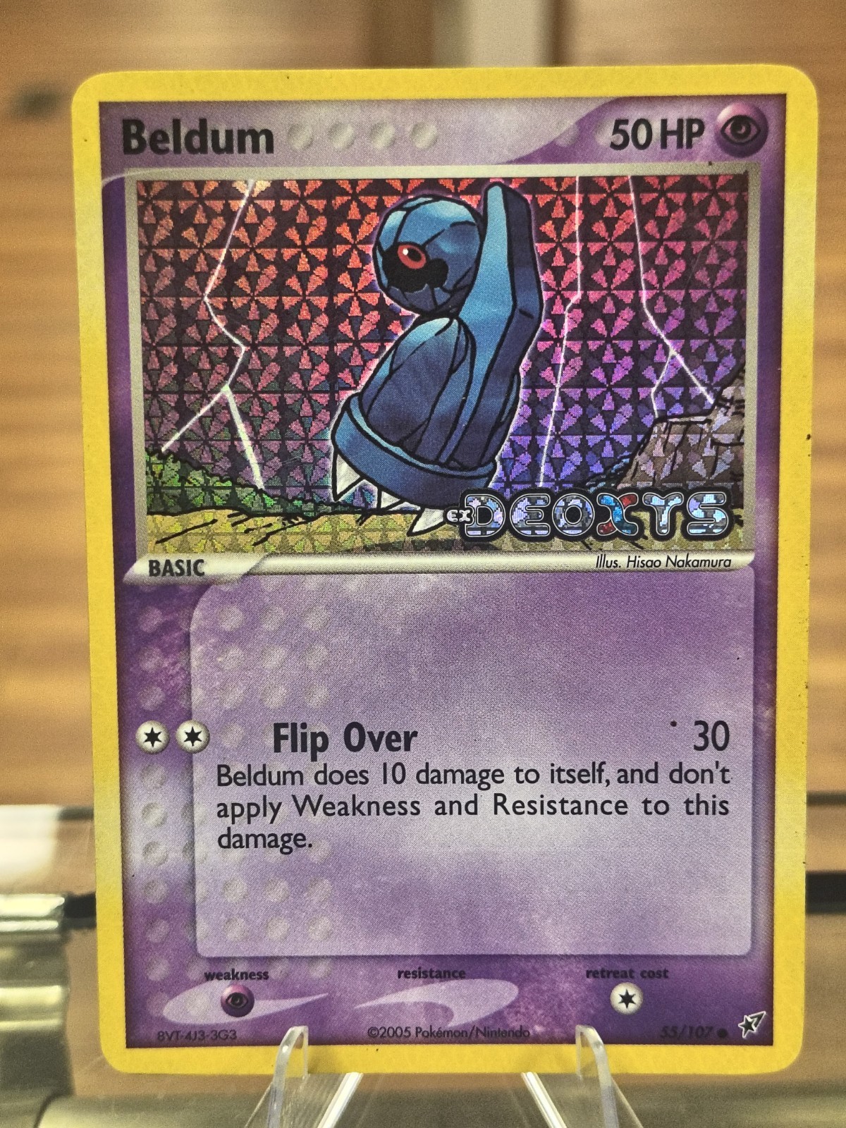 Beldum 55/107 Deoxys Reverse Holo