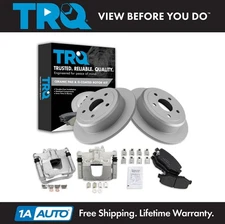 TRQ Rear Brake Pad & Rotor Kit Fits 2007-2017 Jeep Wrangler 2018 Wrangler JK