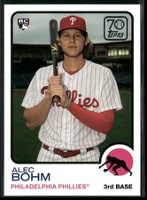 2021 Topps Alec Bohm 70YT-23 70 Years of Topps Baseball (Series 2)