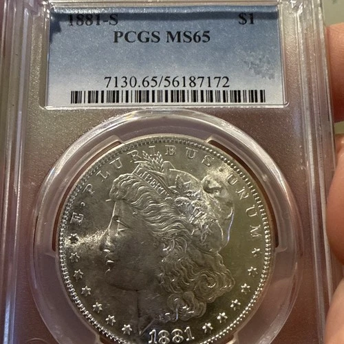 1881 S Morgan Silver Dollar $1 NGC MS65 GEM High Grade San Francisco