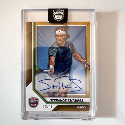 2025 Topps Industry Conference - Stefanos Tsitsipas Auto Gold /15