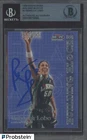 Rebecca Lobo Signed 1999 Hoops WNBA Building Blocks #2 BGS BAS AUTO