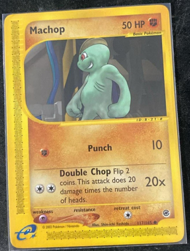Machop #117 Pokemon Expedition NM
