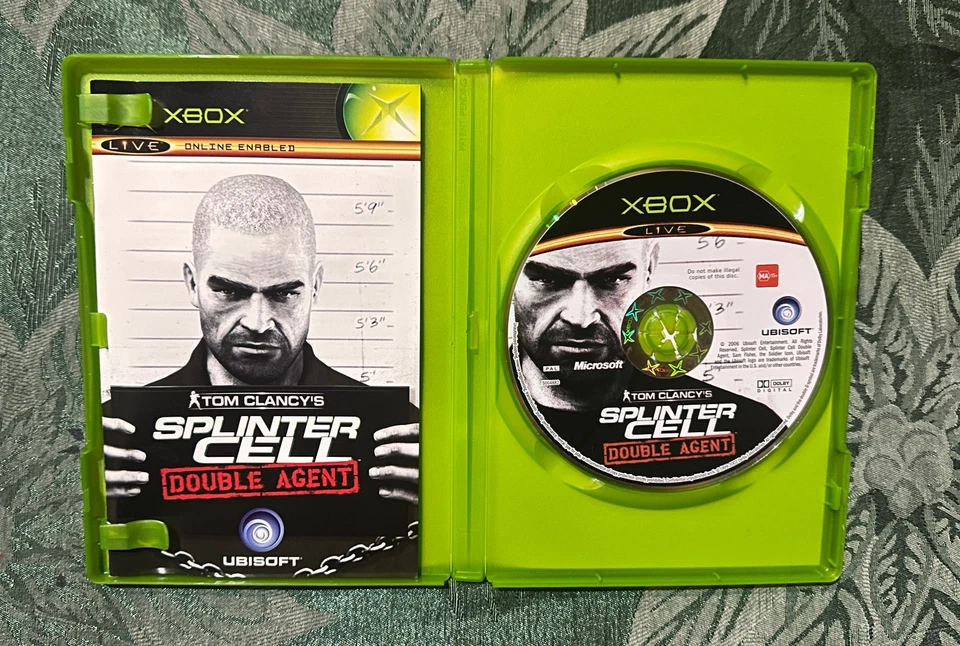 Tom Clancys Splinter Cell Double Agent Microsoft Xbox Original PAL Complete - Image 3 of 4