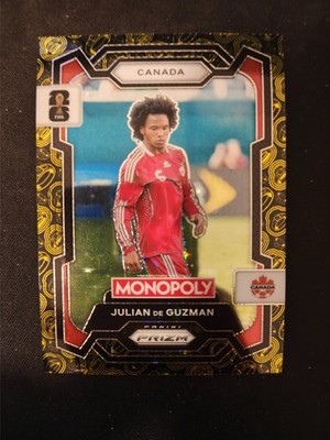 2026 Panini Monopoly Prizm Fifa World Cup Luxury Rings Gold /25
