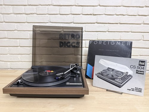 Dual CS-504 Turntable w/Orig Manual (new belt)