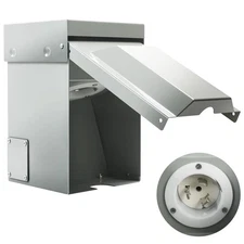 50 Amp Generator Power Inlet Box, NEMA SS2-50P Generator Box for 3-Prong Gene...